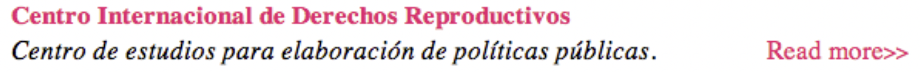 Centro de Derechos Reproductivos